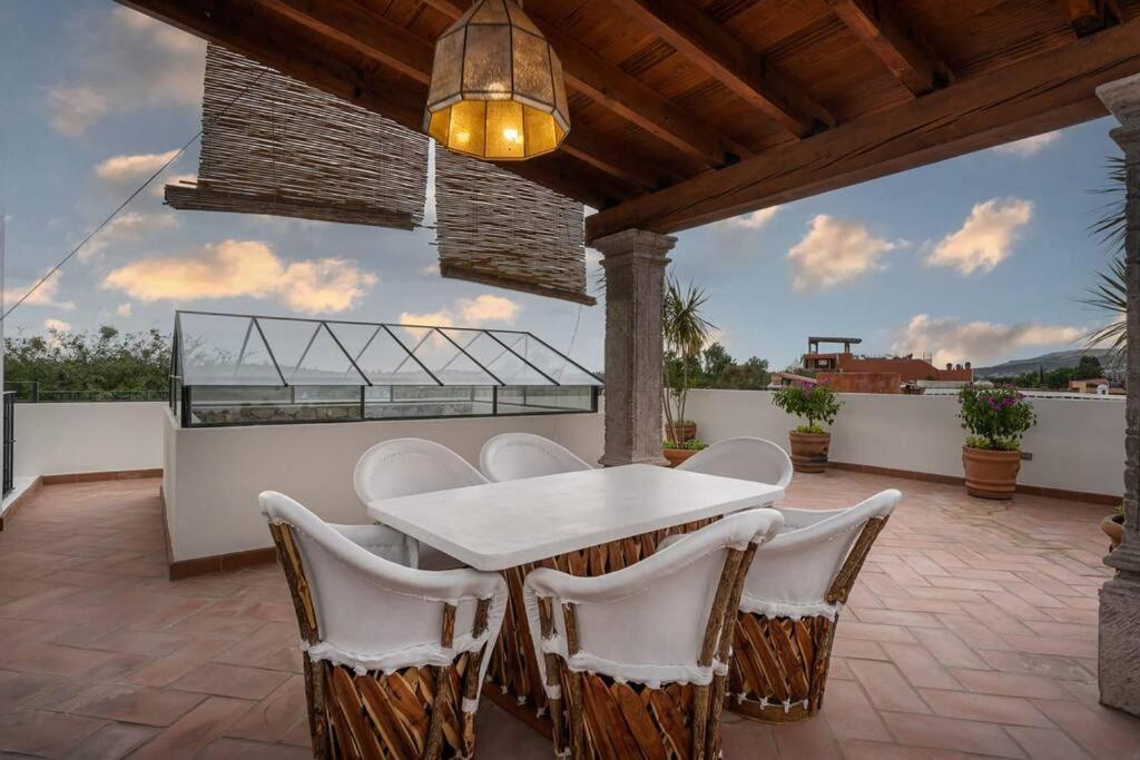 Elegant 3Br Home With Rooftop & Grill In Centro San Miguel Сан Мигел де Аленде Екстериор снимка